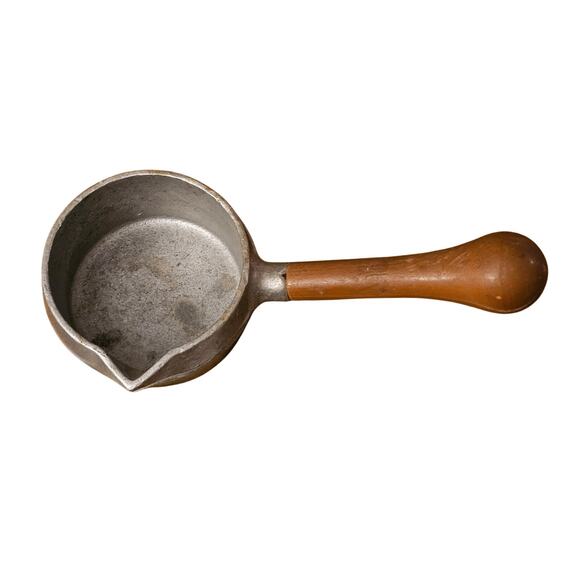 Vintage 1972 York Metalcrafters Pewter Butter Sauce Pan 7009 Por Spout  (gg242) - Picture 5 of 6